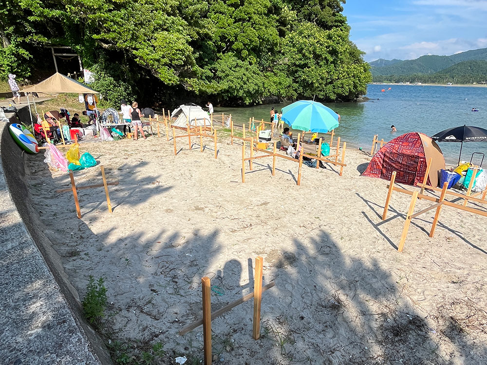Shiroyama Beach BBQ Designated Area