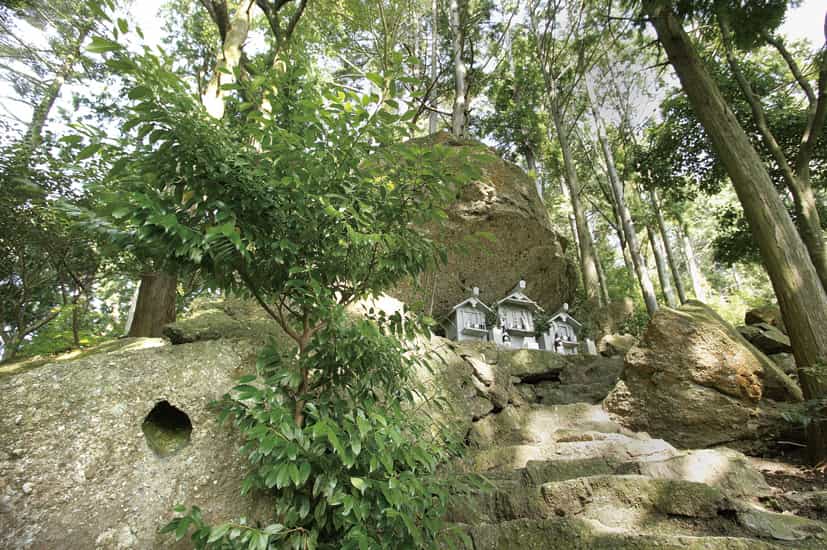 不動山の巨石