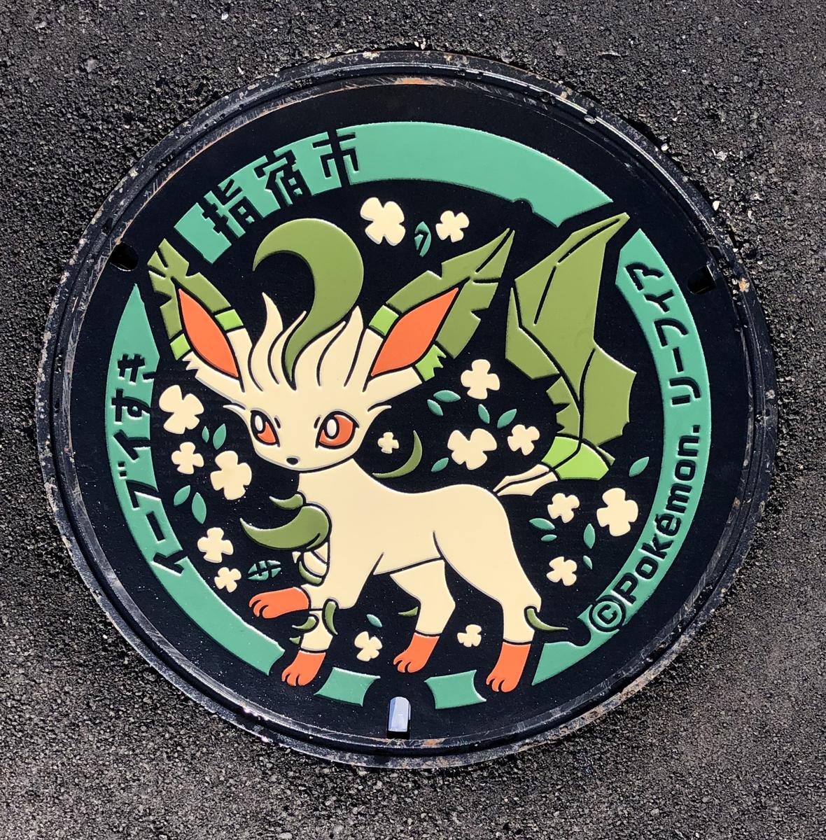 Leafeon Utility Hole Covers