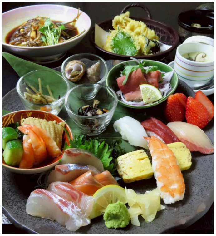 寿司と地産地消 明倫館